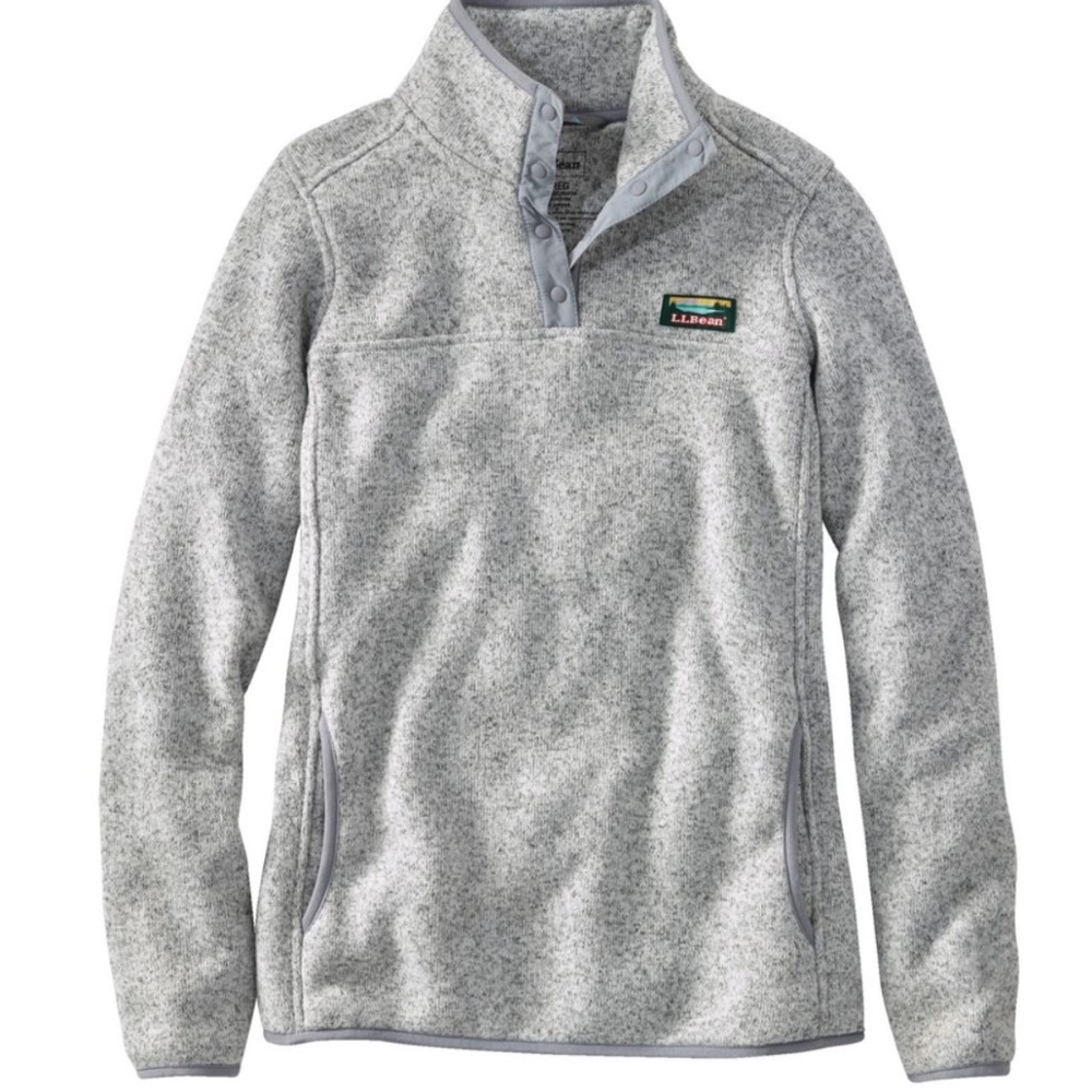 L.L. Bean Women's Heathered Gray Classic Better Sweater- 2X